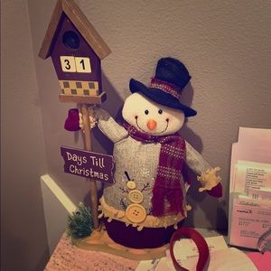 Snowman countdown to Christmas